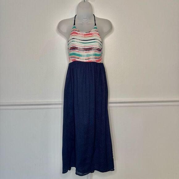 Roxy All Washed Out Cross Back Maxi Dress, Size Small - Picture 4 of 15